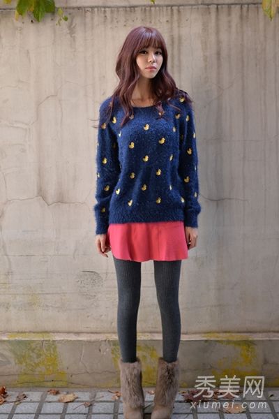 脱下外套，穿上漂亮的毛衣、裙子和冬季经典。