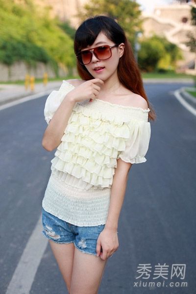 雪纺衬衫，裙子和裤子，韩范儿风格女士