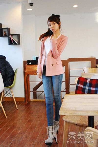 秋季气质套装+铅笔裤巧瘦