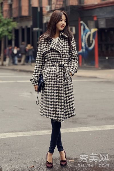 冬季气质保暖双层全码长外套可供选择