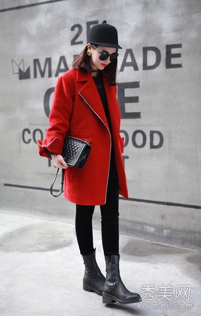 除夕夜为快乐的眼睛搭配10件红色冬装