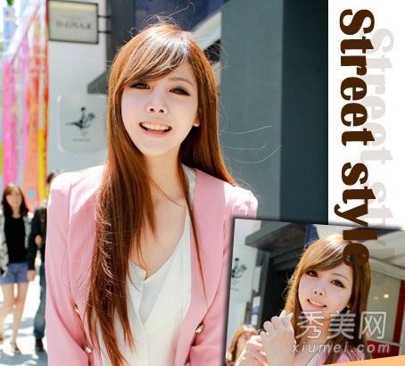 2013年韩国最流行的女性发型是甜美多变的。