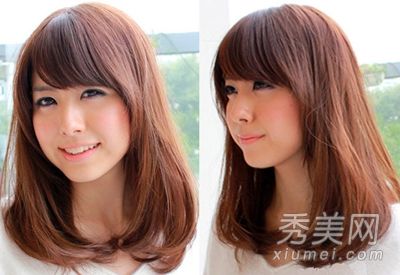 2013年最新的日本女孩直发风格是纯净、甜美和最受欢迎的。