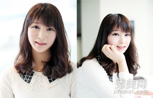 中长发梨花头发式梦幻化妆秀清纯美