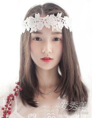 9小清新中长发风格森女气质颜值超值