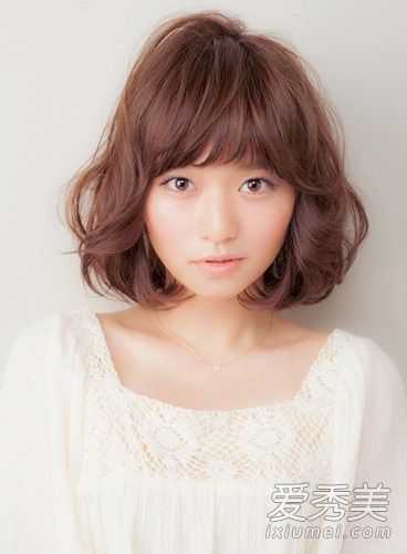 最新款女孩发型2015 15短发梨花头清新迷人