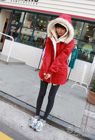 棉衣棉袄打底裤松下紧身显瘦无敌