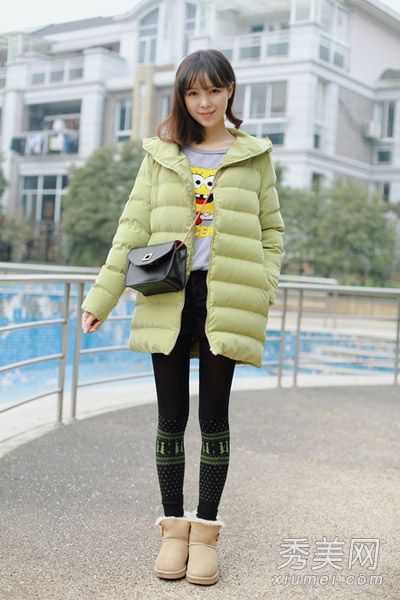 胖人穿紧身裤的细长羽绒服是什么