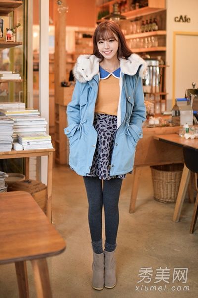 8汉范儿冬装搭配图片简约创造清新好气质