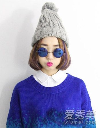 年轻的MM适合染发。建议诠释不断变化的时尚风格。