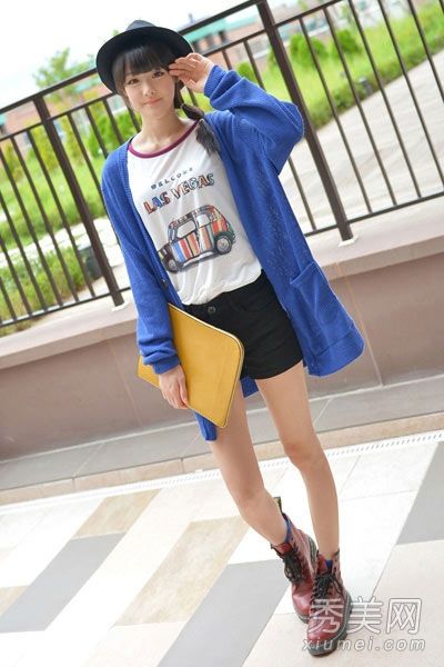 针织开衫搭配清新优雅的初秋