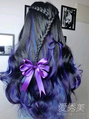 秋冬长发风格韩式发型清新迷人