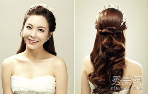 夏季最新的韩国新娘发型与众不同,非常漂亮。
