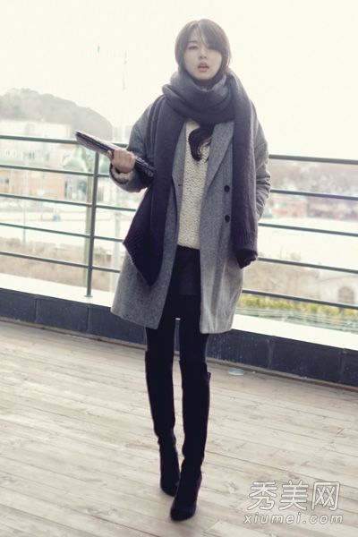 如何搭配长裤和长靴改变气质女神