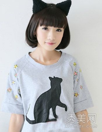 最新女學生發型9波波純減年齡