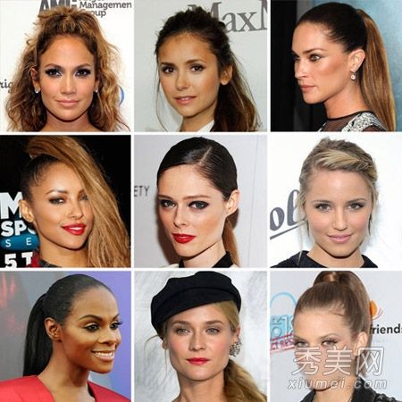 20种不同风格的马尾辫每天都不一样。