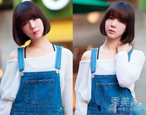 最新的16款韩国女孩发型让你在秋天优雅而不笨重。