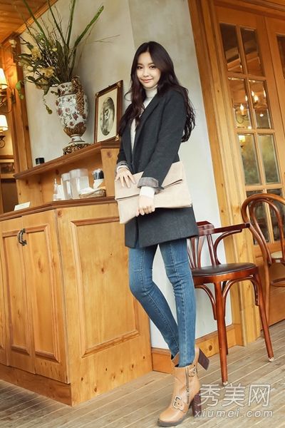 达人推荐时尚冬装穿乌龟脖子+外套展现魅力