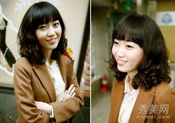 2013秋冬流行发型韩版短发蛋卷可爱