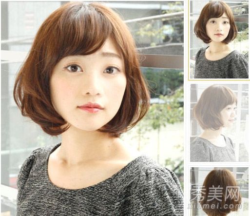 日本部门非常流行短发型。建议留短发,让它看起来更好。