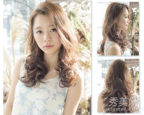 冬季时尚美发推荐16日式卷发和面部化妆