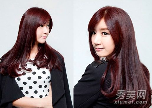 10韩式长发，瘦脸，老香发型