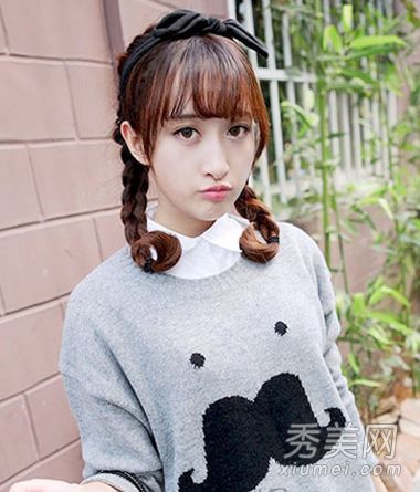 最新韓國學生妹妹發型可愛發型俏皮減齡