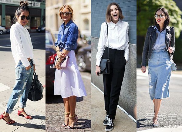 白衬衫。牛仔衬衫这两件经典衬衫将被击败
