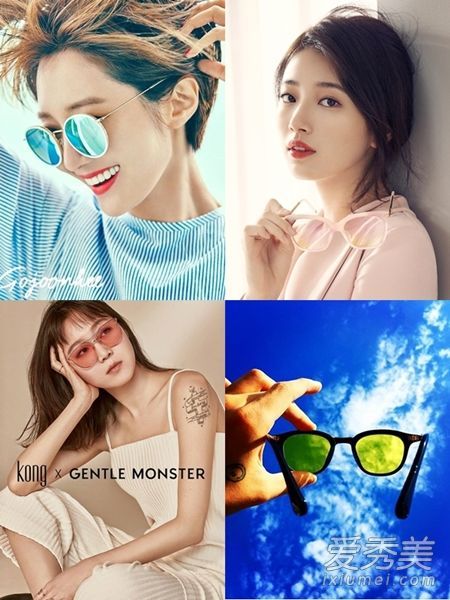 这个夏天就靠它了！彩色太阳镜，一个给韩星