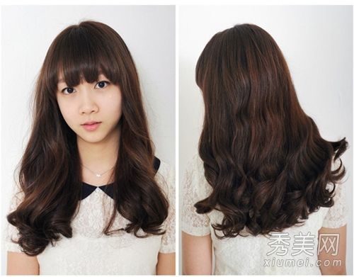 九种韩国卷发在2013年秋季非常流行。它们非常薄。