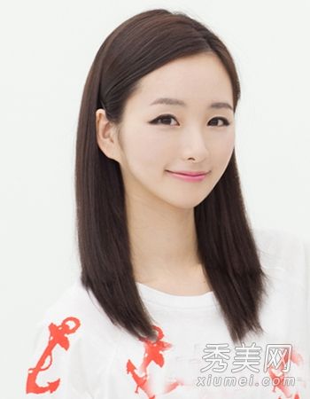 韩国时尚中长发库存齐发尾清新动人