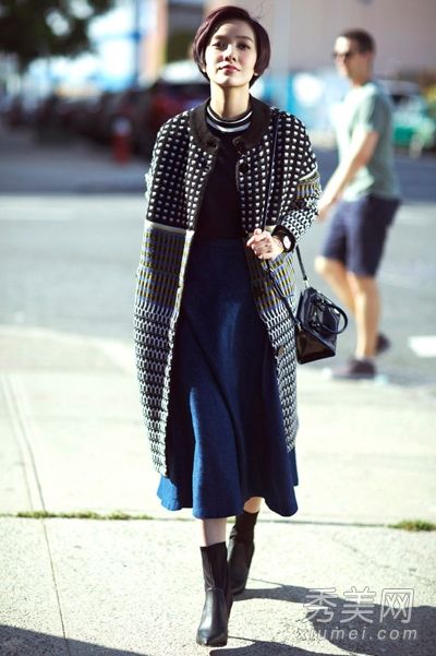 温暖优雅的郭采洁主大衣