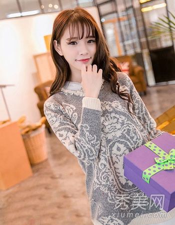 秋冬甜美女孩的发型9 空刘海非常流行