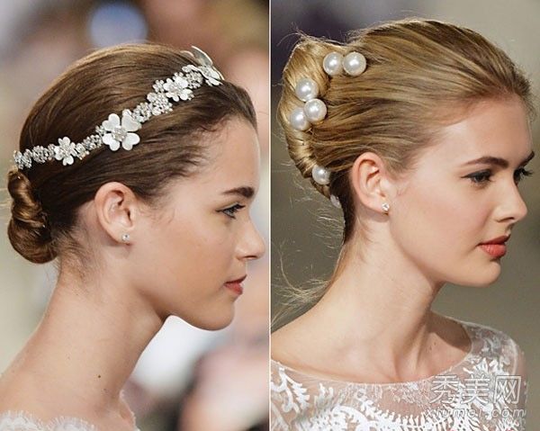 十月浪漫婚礼季节最美丽新娘的推荐发型