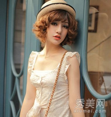 2013流行女孩短发气质清新超薄