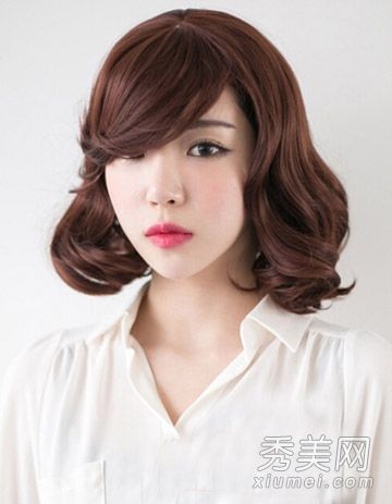 韩式流行卷发发型推荐9时尚不单调