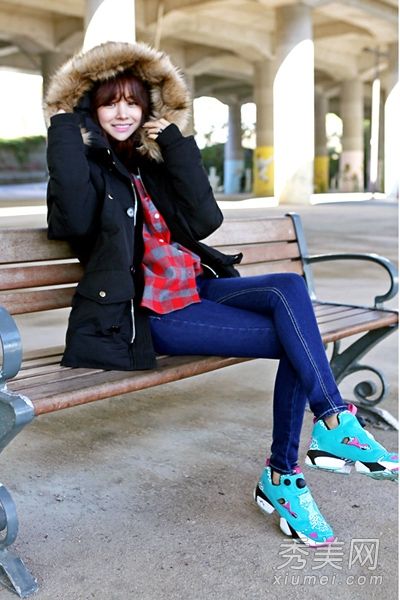 气质羽绒服搭配图片温暖冬季