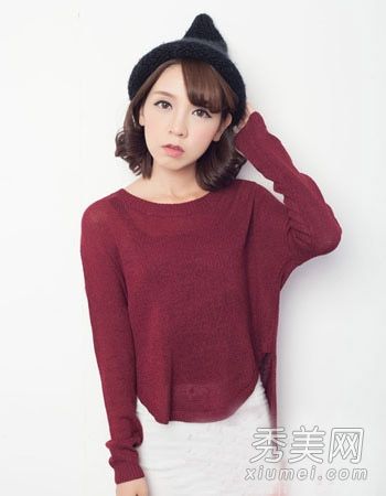 9款韩式斜刘海发型2014时尚女孩必备