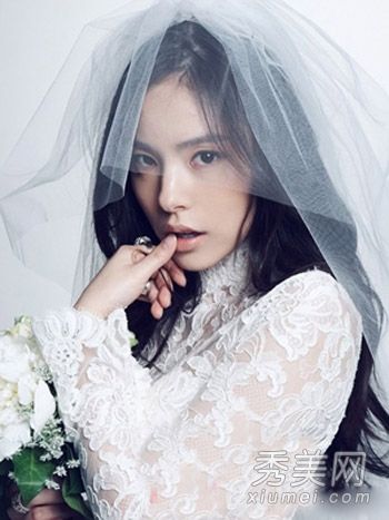 2014新款韩国新娘发型11美美结婚