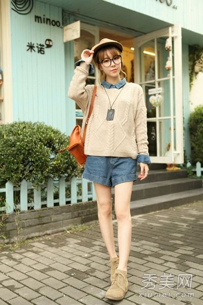 秋季衬衫时尚搭配8穿法是你的选择