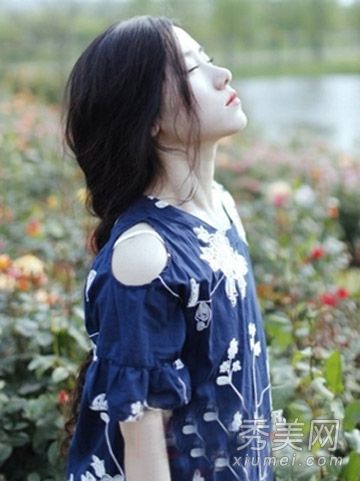 日本和韩国都是小森女的新鲜发型。森林中的仙女气质高雅。