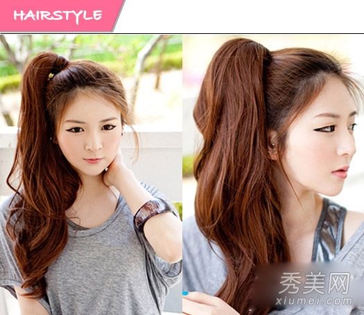 最新的时尚马尾辫扎法看起来不错，不仅仅是用词。