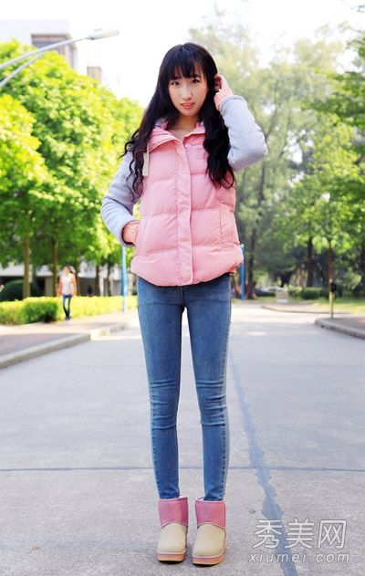 外套+裤腿+冬季皮靴