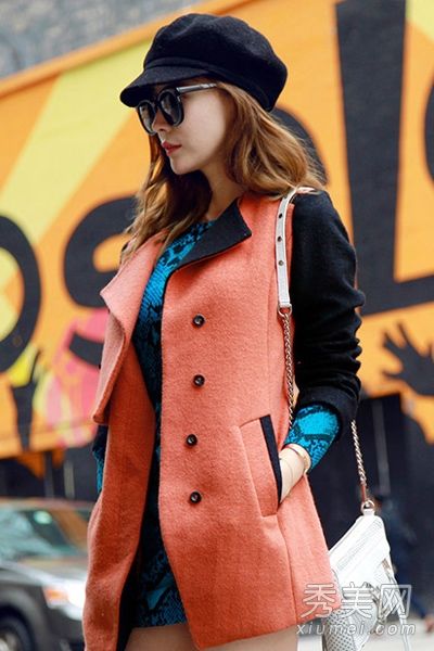 令人窒息的胡椒冬装,外套+裙子,彰显名人风范