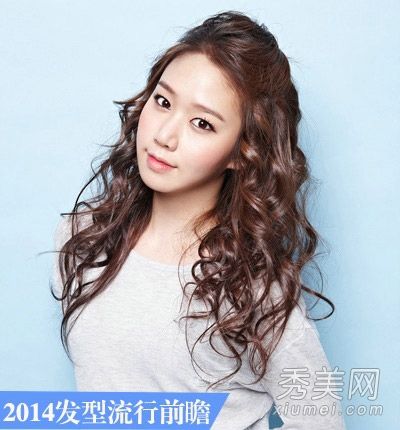 2014时装秀16烫发清新美丽