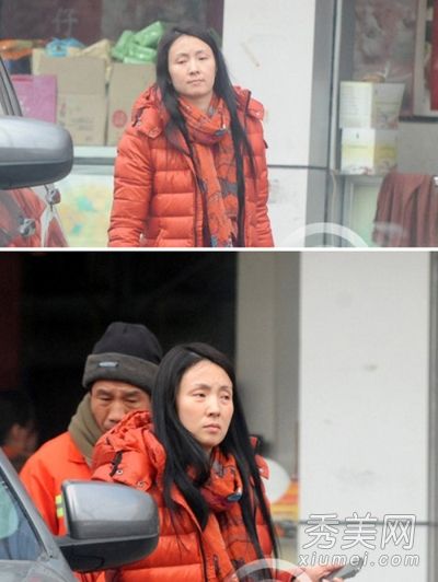 章子怡饰演的范冰冰女演员吓坏了，没有脸看。