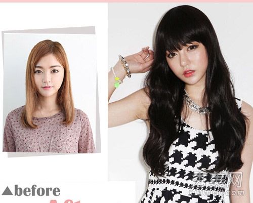 2014年最新的假发发型一直在变,而且样式不重。