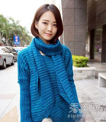 9个甜美的化妆师冬天的头发清爽而薄