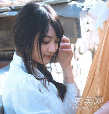 9个女孩必须学习森女甜美的发型和美丽的面部气质