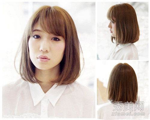 最新款日本时尚发型16波浪头时尚塑料脸